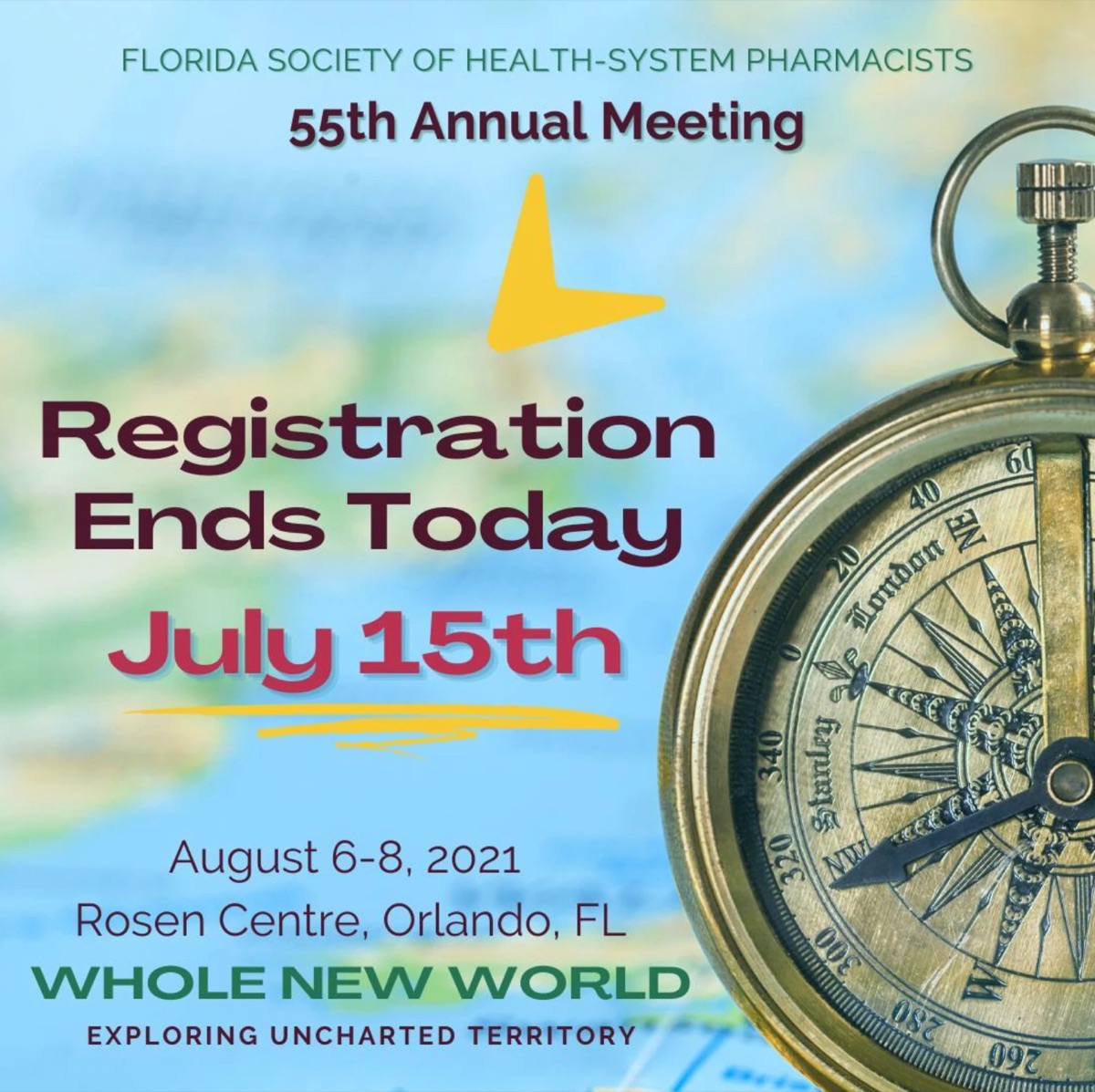 Registration campaign creative for FSHP's 55th Annual Meeting